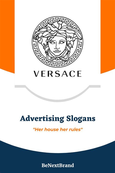 versace brand slogan